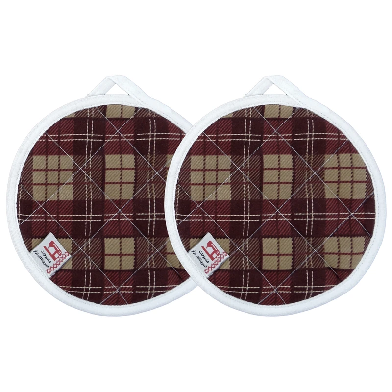 دستگیره منسوجات خسروشاهی برتر مدل  گرد کد DGM183 بسته 2 عددی