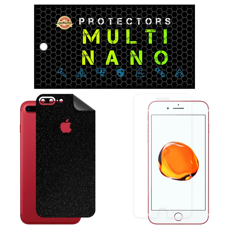 محافظ صفحه نمایش مولتی نانو مدل X-SFG مناسب برای گوشی موبایل اپل iPhone 7 Plus به همراه برچسب پوششی