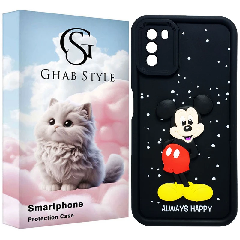 کاور قاب استایل مدل سیلیکونی طرح فانتزی مناسب برای گوشی موبایل شیائومی Poco M3