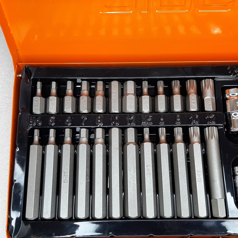 آچار بیت ستاره ای دینگشی مدل 68001 مجموعه 40 عددی