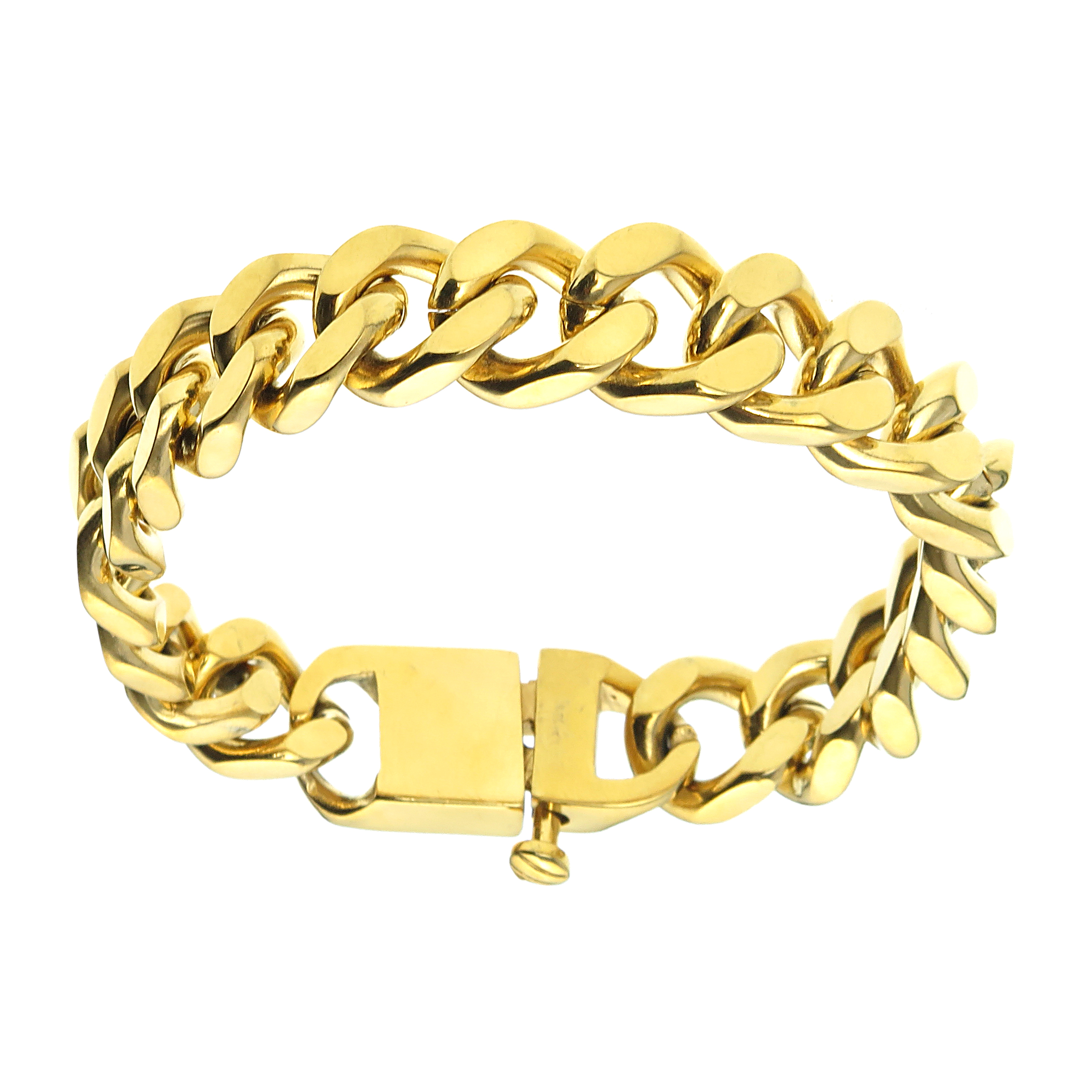 دستبند مردانه مدل زنجیری کد 49623