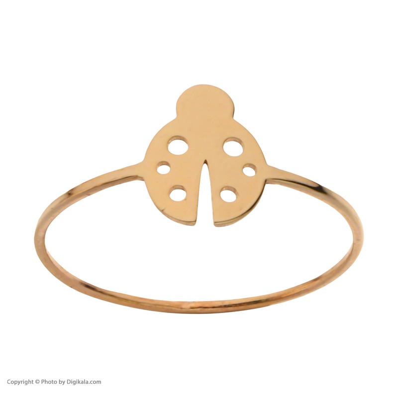 انگشتر طلا 18 عیار دخترانه مایا ماهک مدل MR0772 طرح کفشدوزک