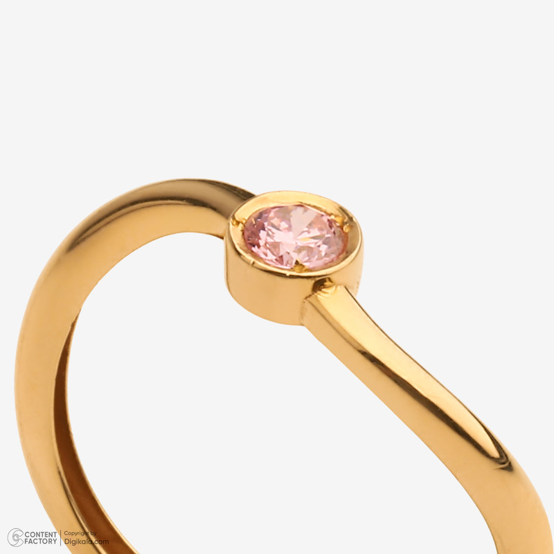 انگشتر طلا 18 عیار زنانه گلد گالری لیبرا مدل موج سایز 59 انگشتر طلا 18 عیار زنانه گلد گالری لیبرا مدل موج سایز 59