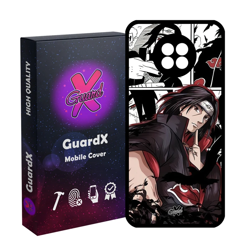 کاور گارد ایکس طرح Itachi Anime مدل Glass10550 مناسب برای گوشی موبایل شیائومی MI 10T Lite/Redmi Note 9 Pro 5G/10I 5G