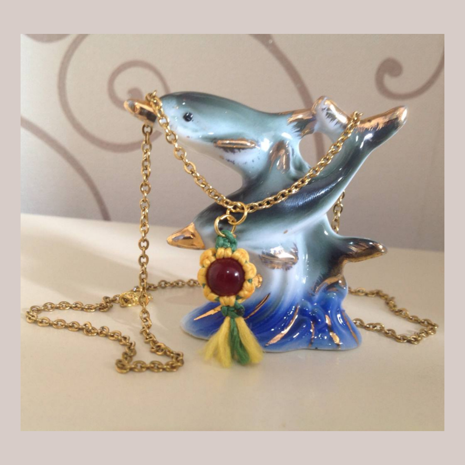 نیم ست زنانه مدل گل آفتابگردان