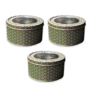 ظرف زعفران و ادویه مدل خاتم کد KH-EX2 بسته 3 عددی
