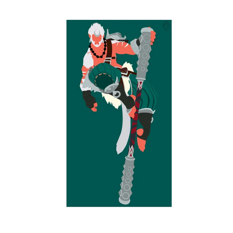 استیکر لپ تاپ و موبایل مدل بازی طزح افسانه سیاه ووکونگ Black Myth Wukong کد 3765