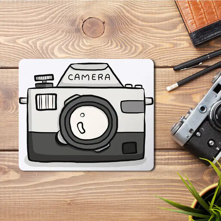 ماوس پد طرح دوربین عکاسی کد DDS135