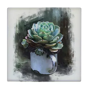 کاشی کارنیلا طرح گل مدل لوحی کد klh2040