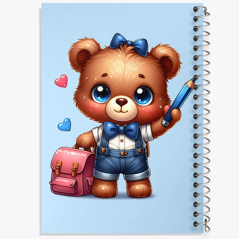 دفتر لیست خرید 50 برگ خندالو طرح خرس دانش آموز کد F7699