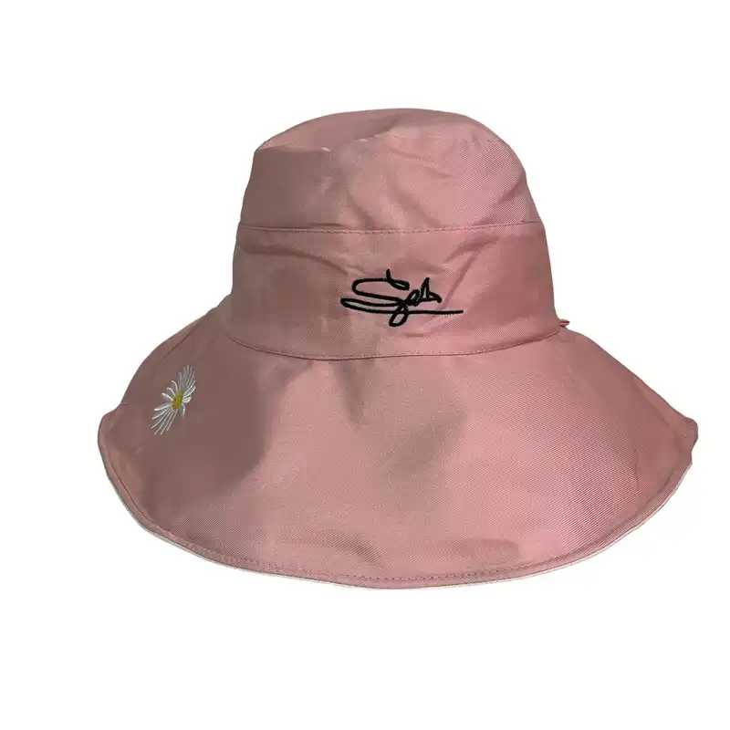 کلاه آفتابگیر زنانه مدل ساحلی گلدار