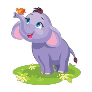 نقد و بررسی استیکر دیواری کودک مدل بچه فیل و پروانه ها کد 11 توسط خریداران