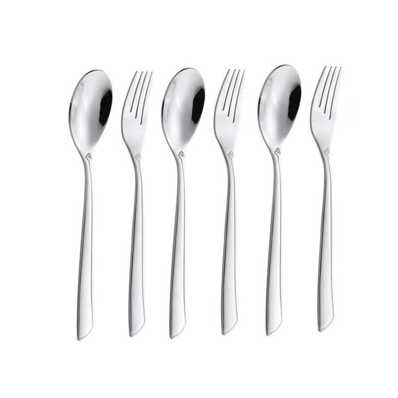 سرویس قاشق و چنگال 6 پارچه جی فی نی مدل T90