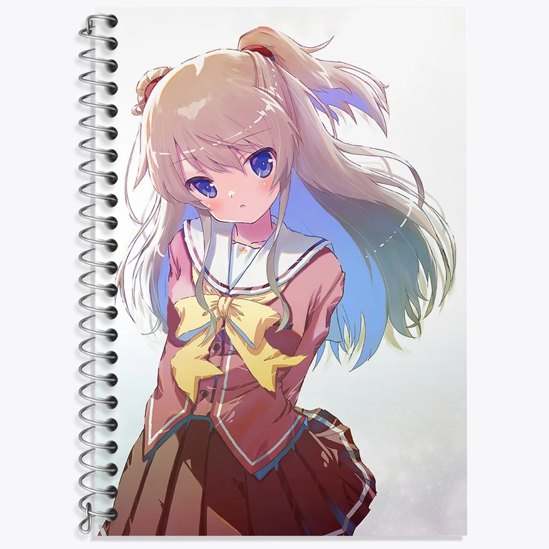 دفتر لغت 50 برگ خندالو طرح توموری انیمه شارلوت کد 32092