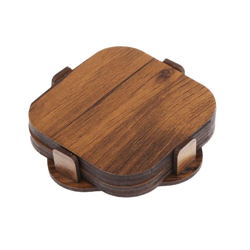 زیر لیوانی مدل مربع بسته 6 عددی