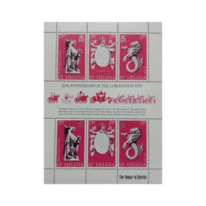 تمبر یادگاری مدل 25مین سالگرد سینت هلینا مجموعه 6 عددی 