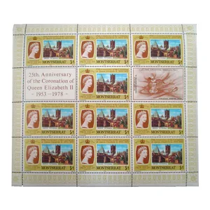 تمبر یادگاری مدل ملل کد aa-366 مجموعه 12 عددی