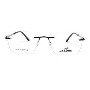 فریم عینک طبی مستطیلی مردانه مدل 4030 مناسب برای صورت بیضی، قلب، گرد، مثلث