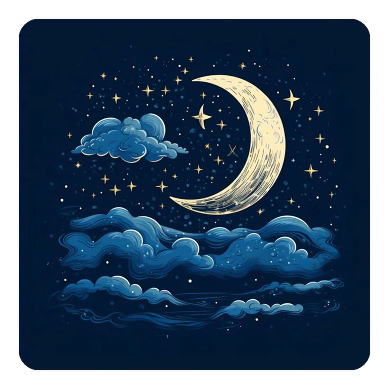 مگنت کاکتی طرح ماه و ستاره مدل mp54338