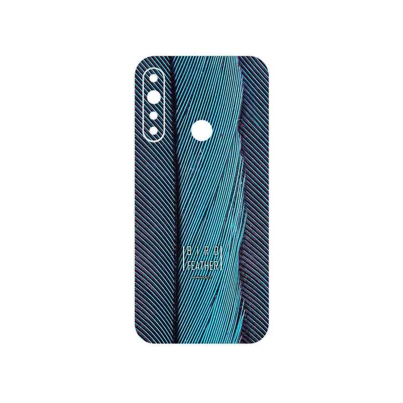 برچسب پوششی ماهوت مدل Turquoise feathers مناسب برای گوشی موبایل جی پلاس P10