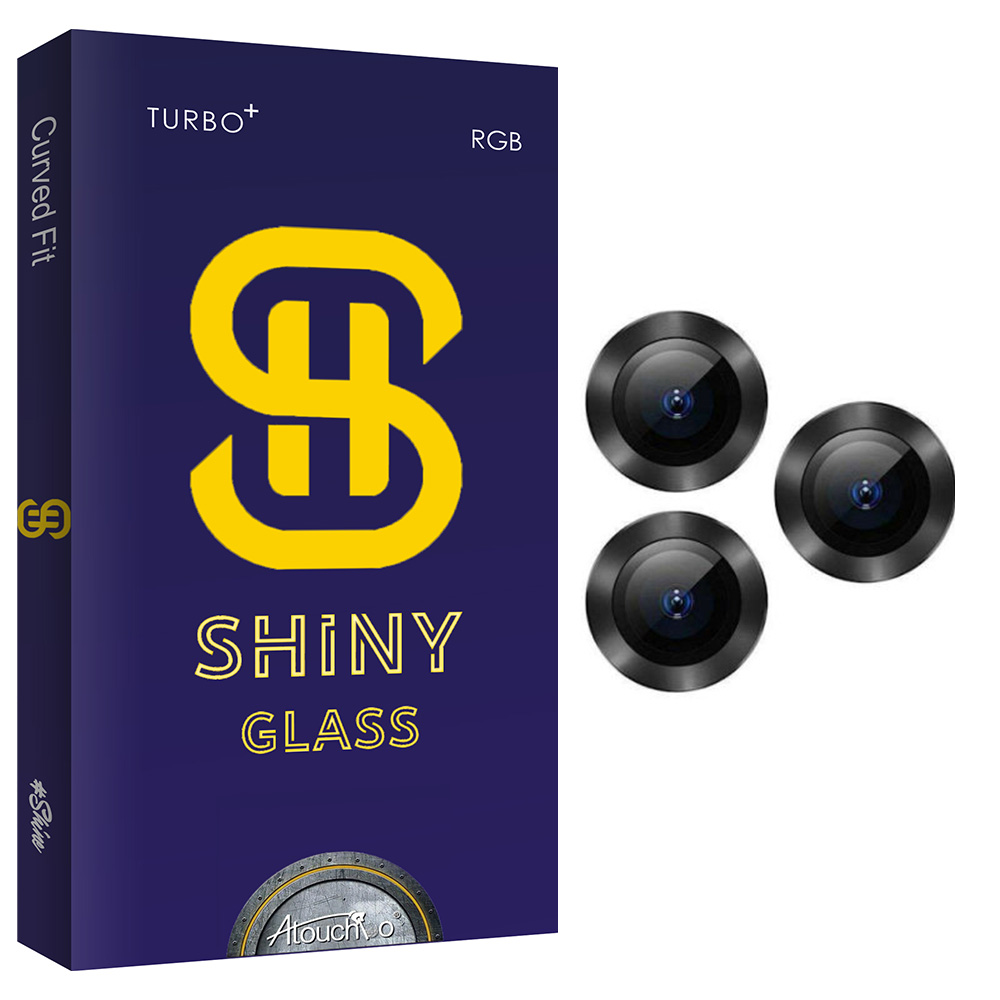 محافظ لنز دوربین آتوچبو مدل Shiny Glass مناسب برای گوشی موبایل اپل iPhone 13 Pro