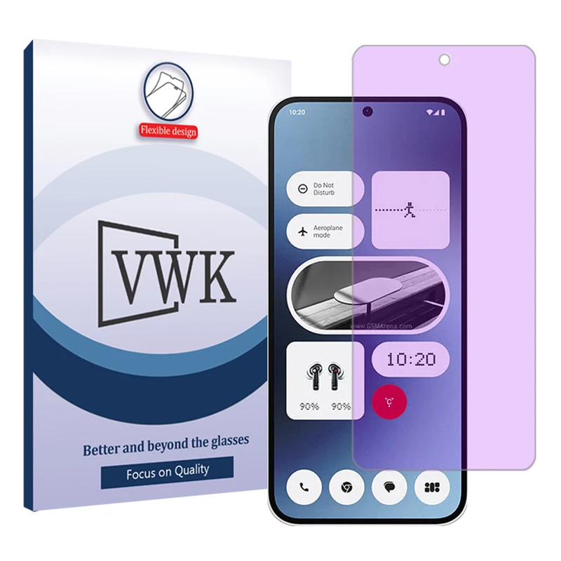 محافظ صفحه نمایش آنتی پرپل وی دبلیو کی مدل Tough مناسب برای گوشی موبایل ناتینگ فون 2a