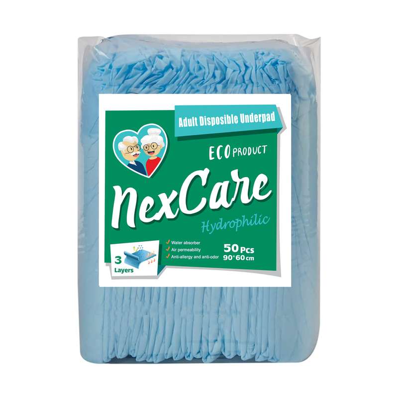 زیرانداز بهداشتی نکس کر مدل 6090 مجموعه 50 عددی