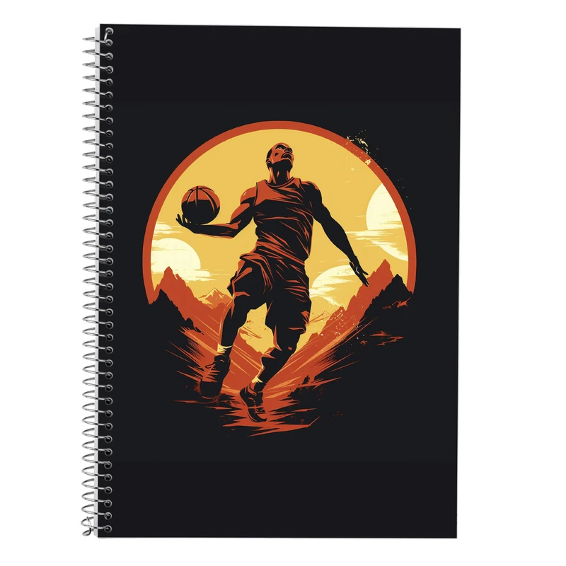 دفتر زبان 50 برگ مدوپد مدل سه خط طرح Slam Dunk کد DF2760