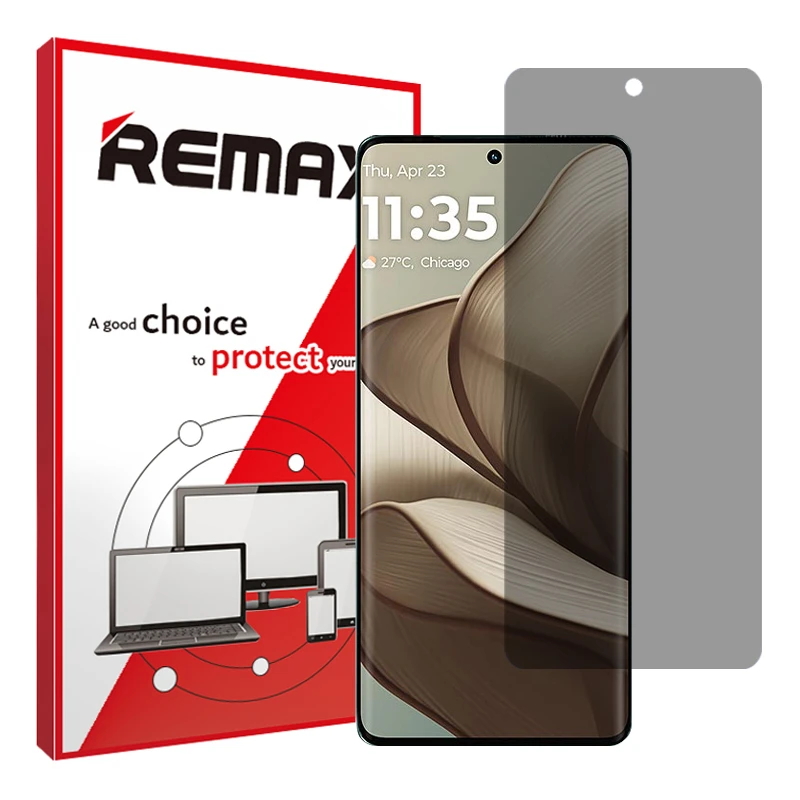 محافظ صفحه نمایش حریم شخصی ریمکس مدل Resistant مناسب برای گوشی موبایل موتورولا Edge 50