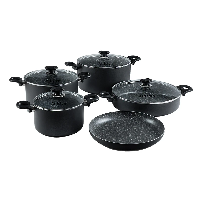 سرویس قابلمه و تابه تفلون 9 پارچه آرتیستون صنعت مدل 916