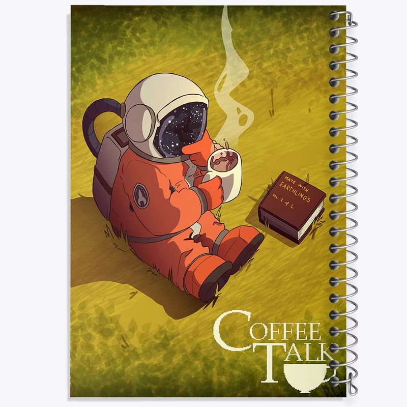 دفتر نت موسیقی 50 برگ خندالو مدل قهوه (Coffee) کد F2507