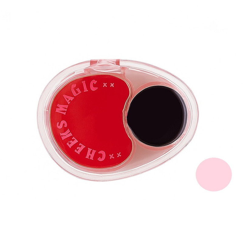 پالت رژ گونه و رژ لب چیک مجیک مدل silky touch شماره 1