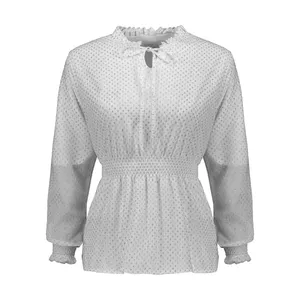 بلوز آستین بلند زنانه مدل اکلیلی