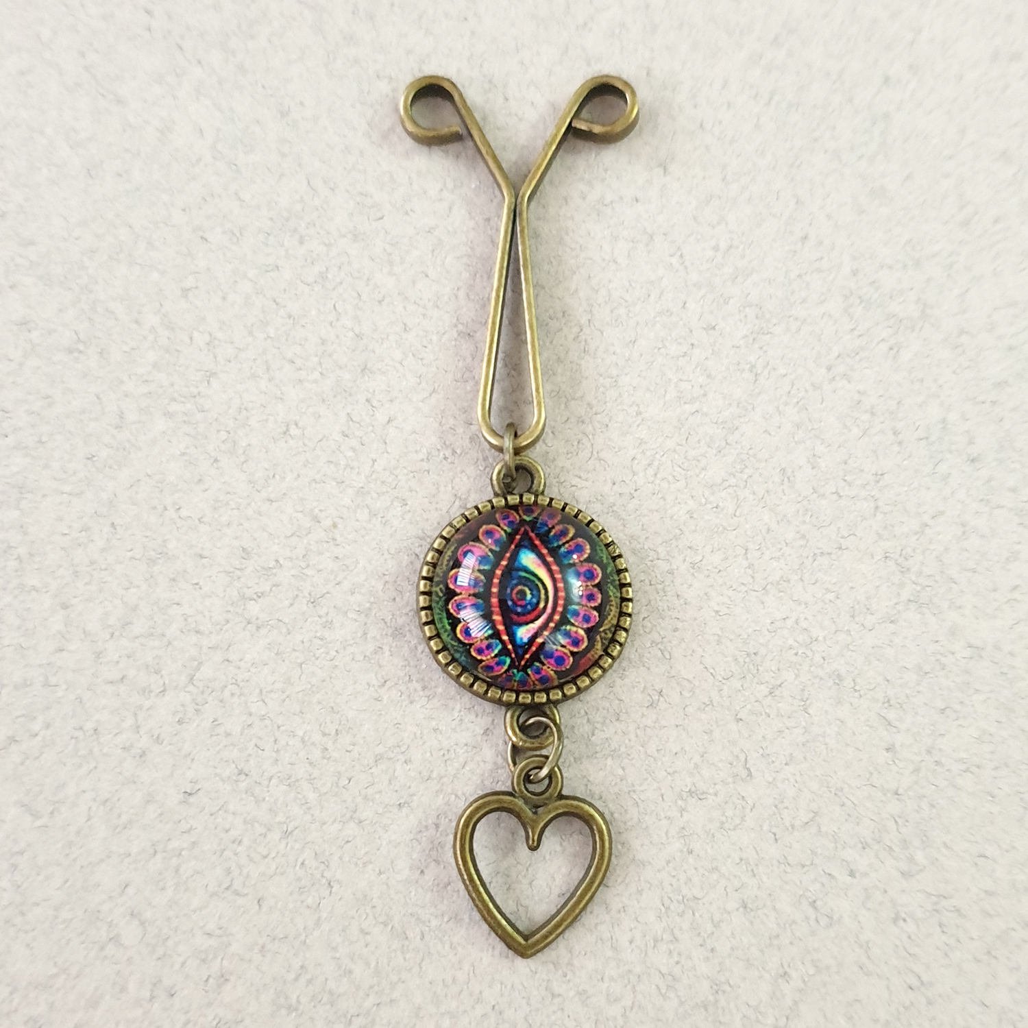 سنجاق روسری زنانه مدل چشم كد SF153-D