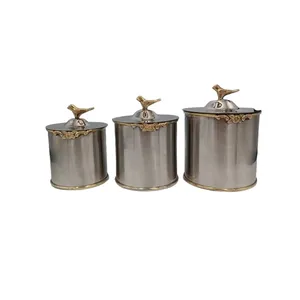 بانکه برنجی مدل گنجشک کد 88528 مجموعه 3 عددی