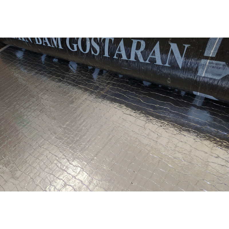 ایزوگام سیمین بام گستران ارومیه طرح فویل دار رول 3 متری