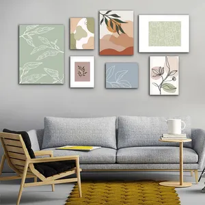 تابلو شاسی بکلیت طرح مینیمال برگ و گل مدل SH-666 مجموعه 7 عددی