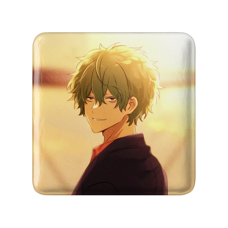 مگنت خندالو طرح ماجیما انیمه لیکوریس ریکویل Lycoris Recoil  مدل مربعی کد 23007