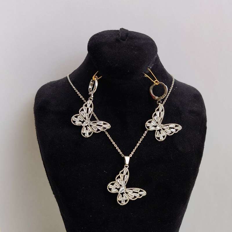 نیم ست زنانه وای اس ایکس مدل جواهری پروانه