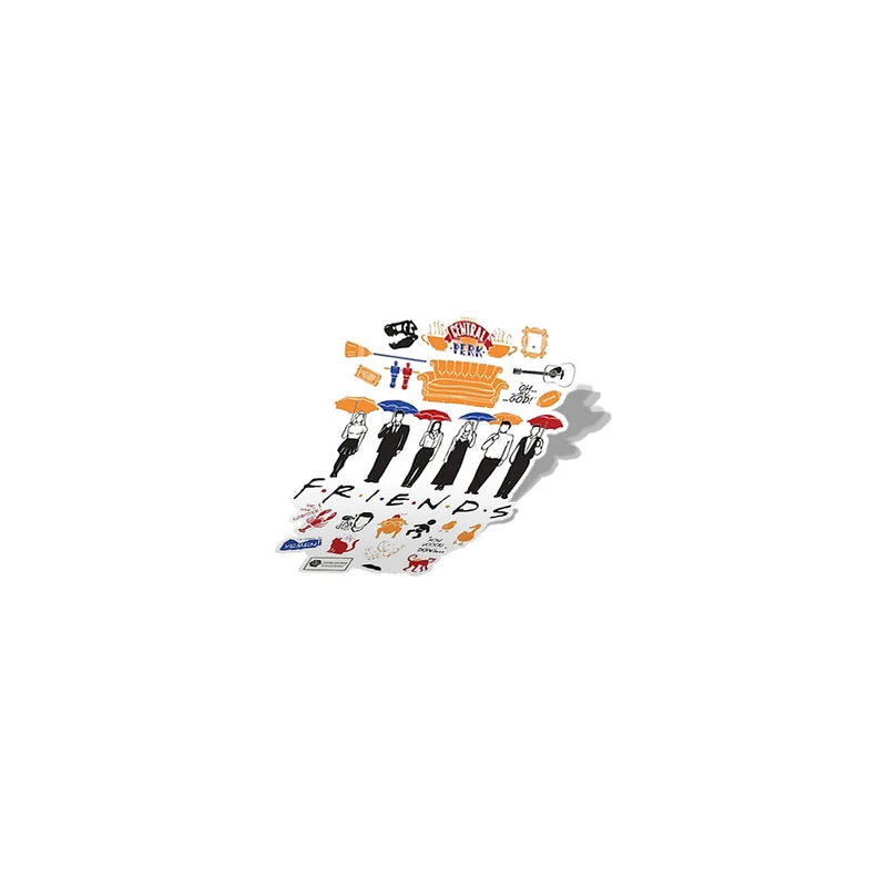 استیکر تزئینی موبایل و تبلت لولو مدل FRIENDS کد 232