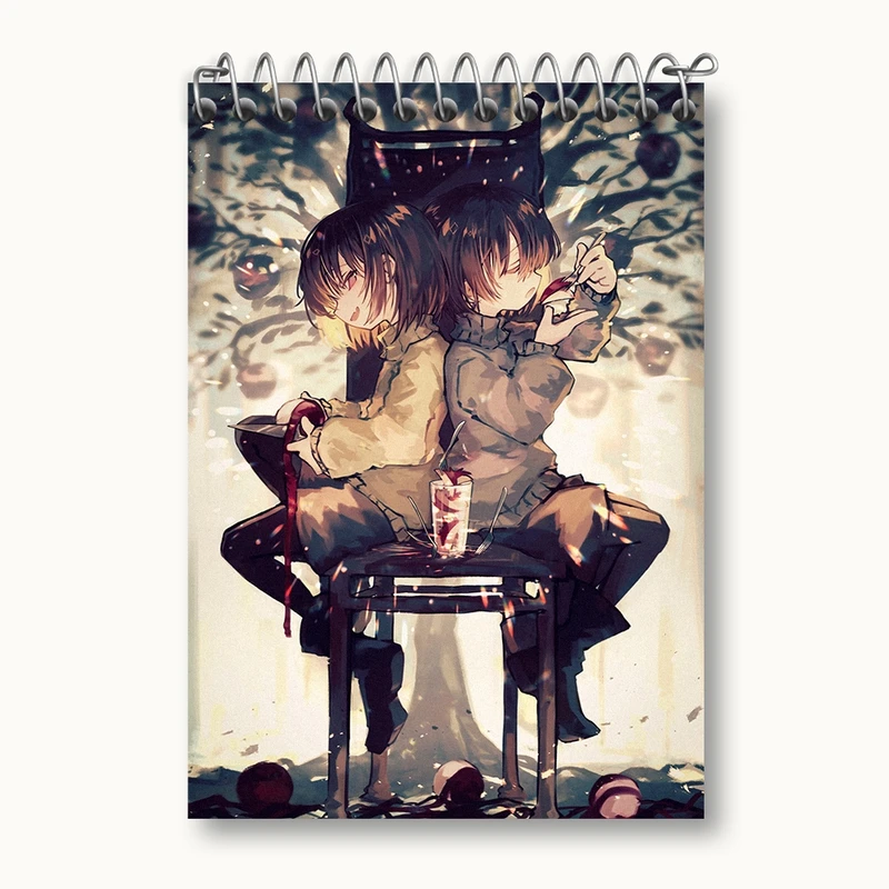 دفتر یادداشت 50 برگ خندالو مدل بازی آندرتیل (Undertale) کد 31789