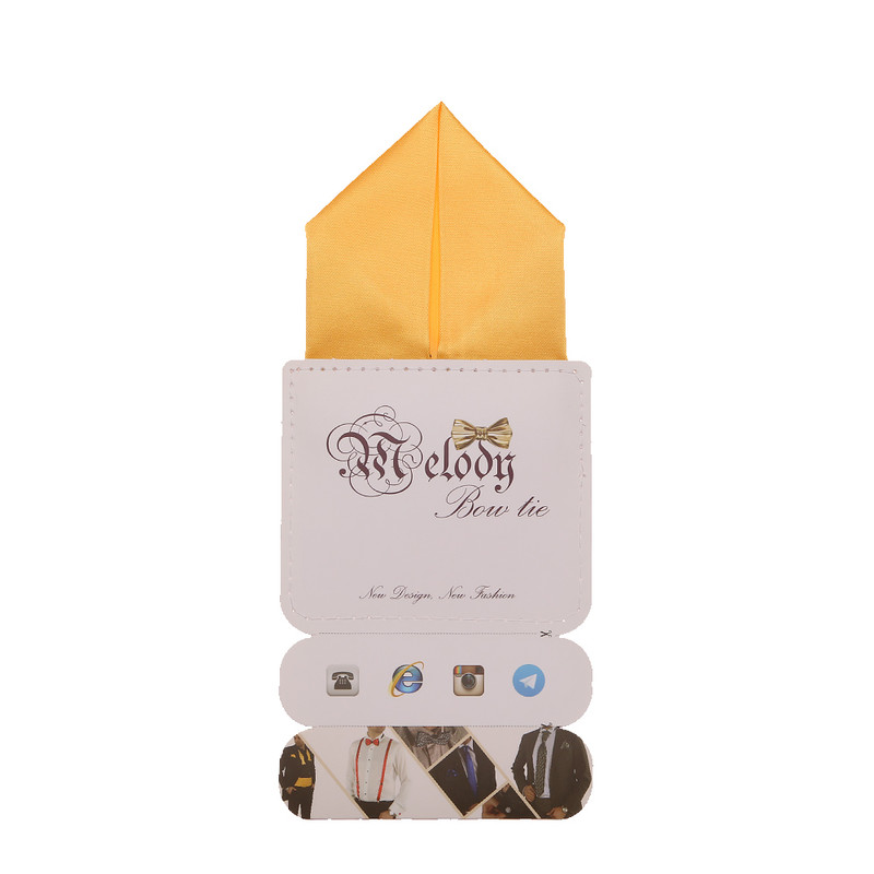 دستمال جیب مردانه ملودی مدل PS5103MSOyllw