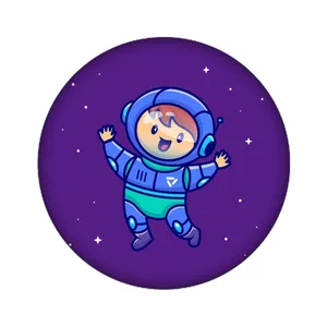 استیکر تزئینی موبایل مدل فضانورد کارتونی کد 4722