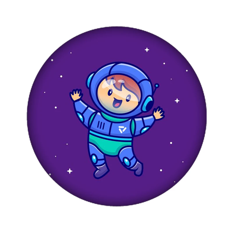 استیکر تزئینی موبایل و تبلت مدل فضانورد کد 2822