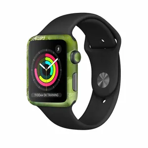 MAHOOT Green_Crystal_Marble Cover Sticker for Apple Watch Watch 3 42mm