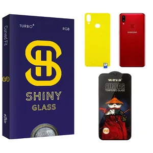 Atouchbo Shiny Screen Protector For samsung a10s With Back Protector