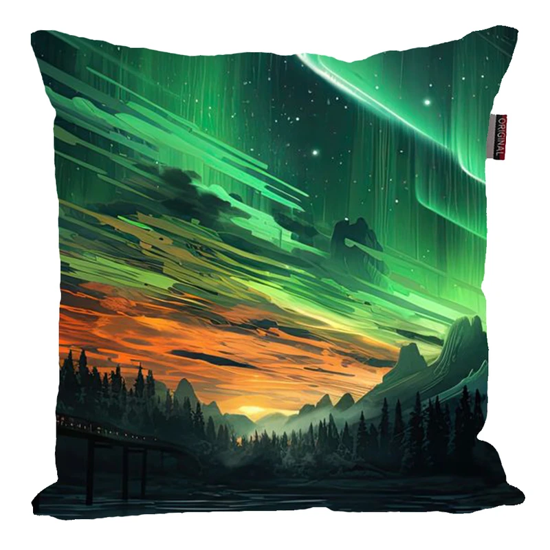 کوسن پاد آفرین مدل زیبای شفق قطبی کد 413