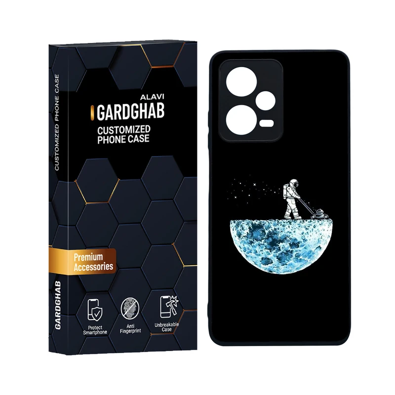 کاور گارد قاب علوی مدل دورژله ای کهکشان مناسب برای گوشی موبایل شیائومی Redmi Note 12 Pro 5G