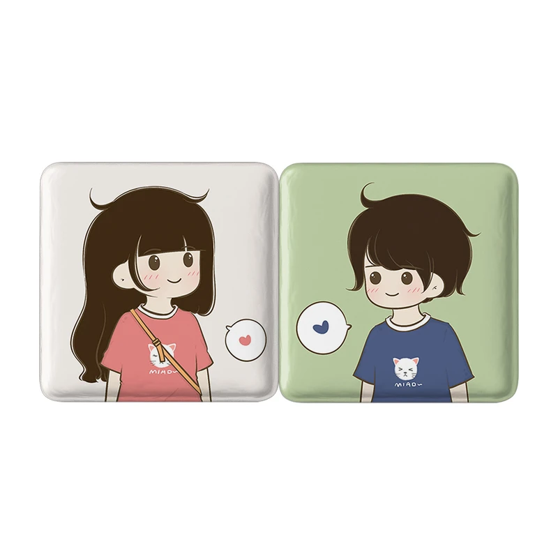 مگنت خندالو مدل عاشقانه Love کد A6 مجموعه 2 عددی