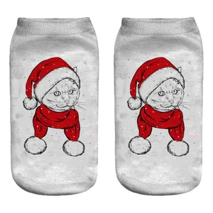 جوراب طرح گربه مدل 007